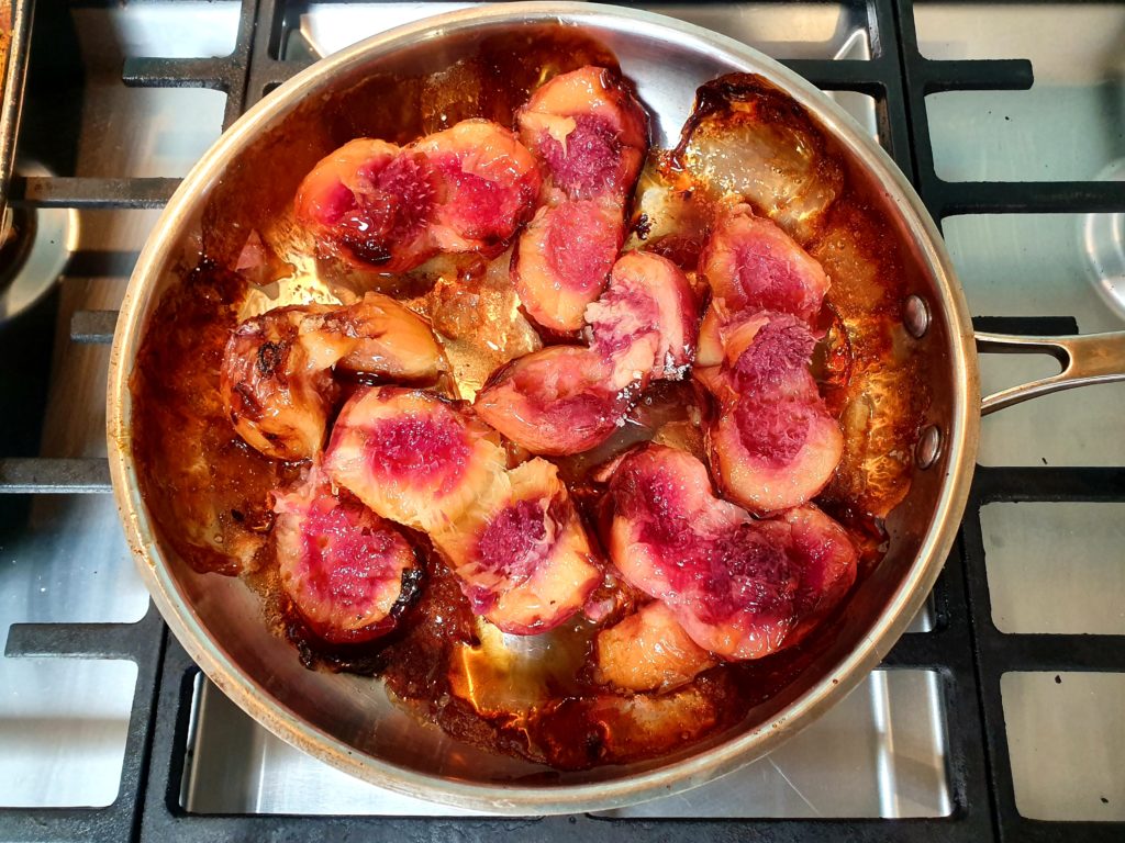 Roast nectarine ice cream 6
