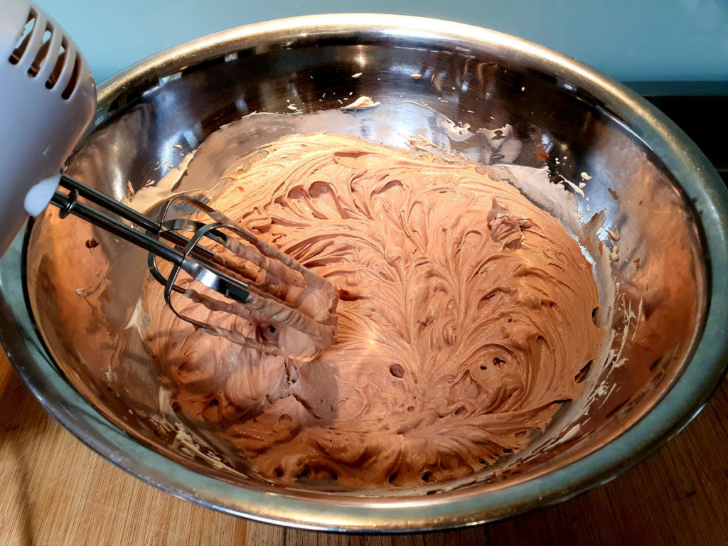 No churn Nutella ice cream 9