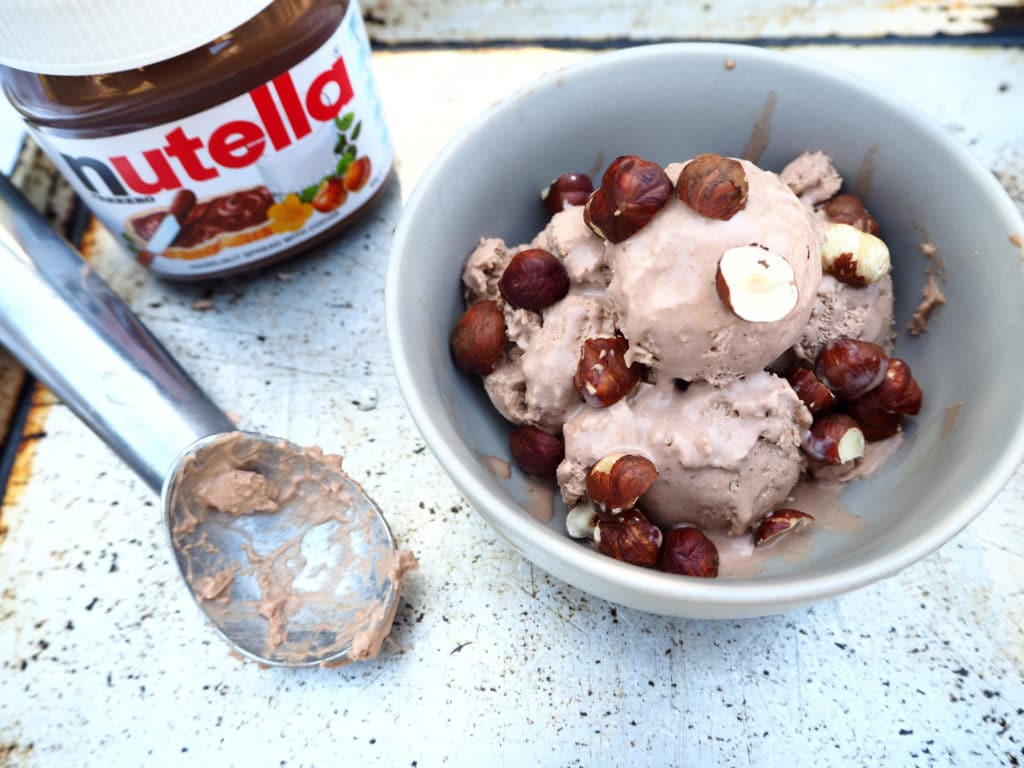 No churn Nutella ice cream