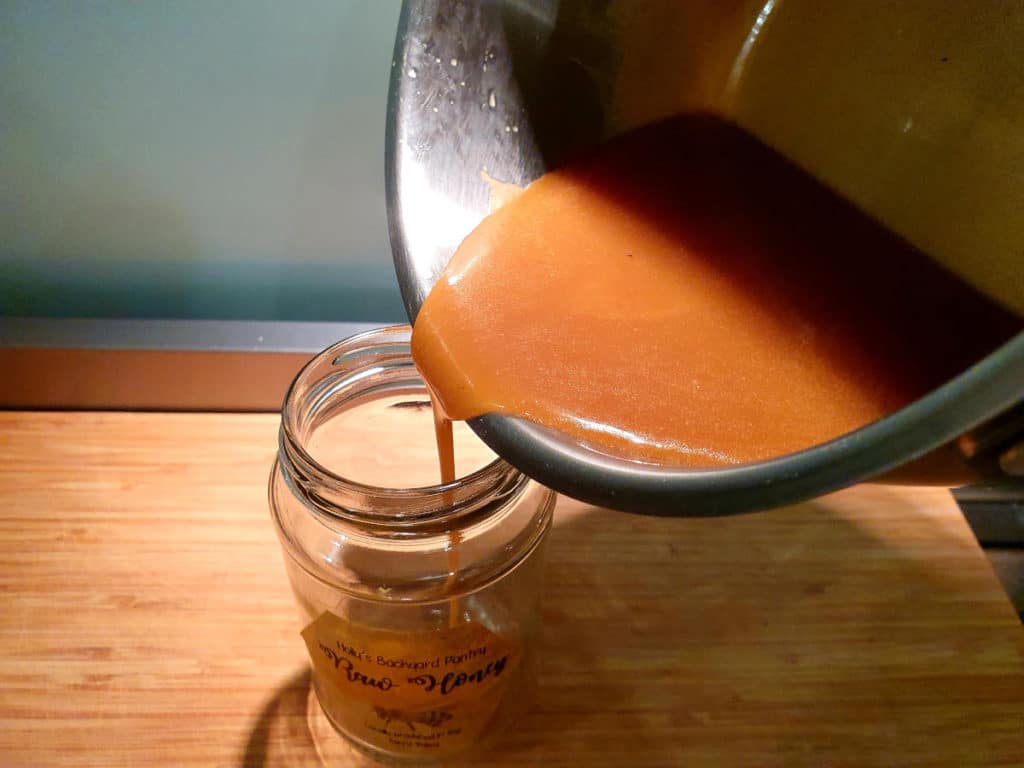 Hokey Pokey Ice cream 18 honey caramel process 6