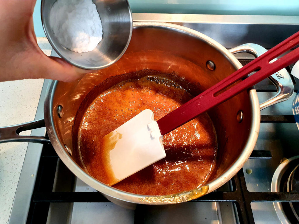 Hokey Pokey Ice cream 26 honeycomb process 7