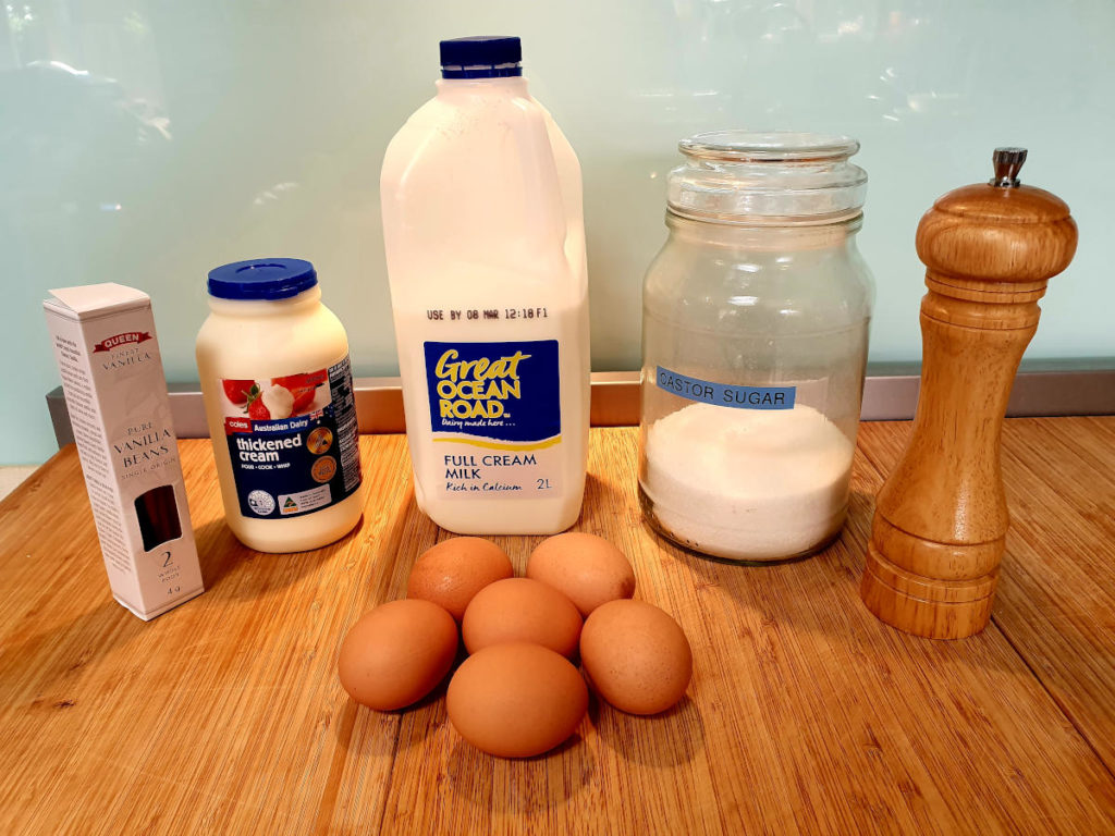 vanilla bean ice cream ingredients