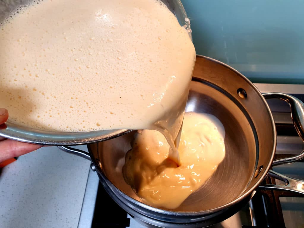 Hokey Pokey Ice cream 9 vanilla bean ice cream process 6