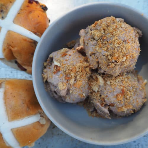 Hot cross bun ice cream 25 Hot cross bun ice cream
