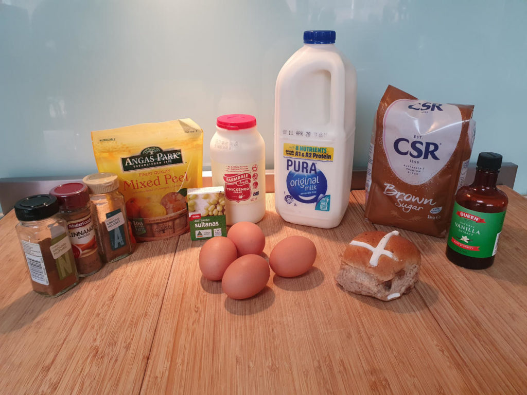 Hot cross bun ice cream 2 Ice cream ingredients