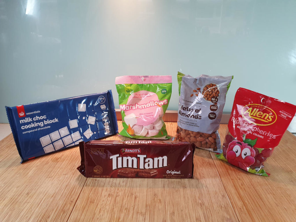 Tim Tam rocky road 4 Rocky road ingredients