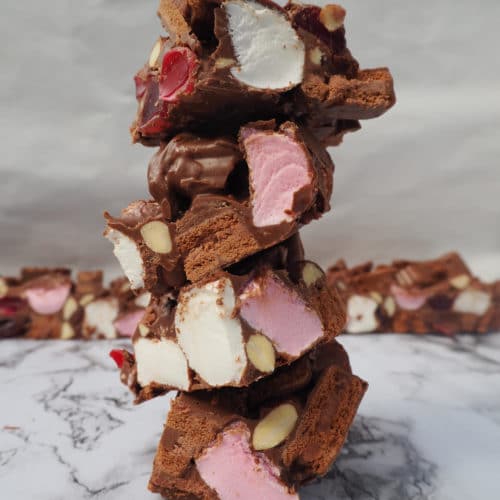 Tim Tam Rocky Road stack