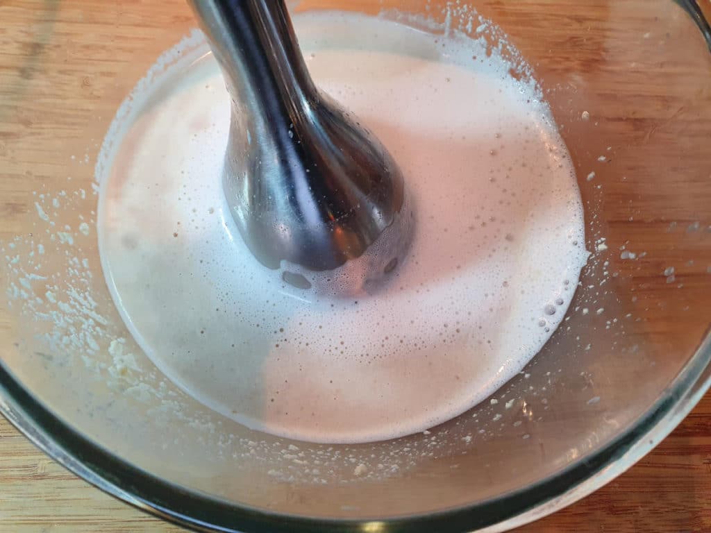 Blueberry cashew ice cream 6 Blended cashew milk