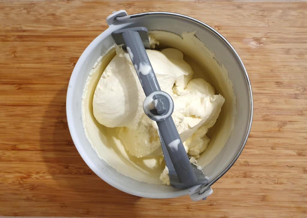 Sour Cream Ice Cream 11 churned ice cream