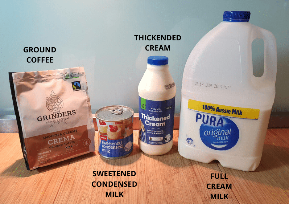 No churn coffee ice cream 4 no churn coffee ice cream ingredients