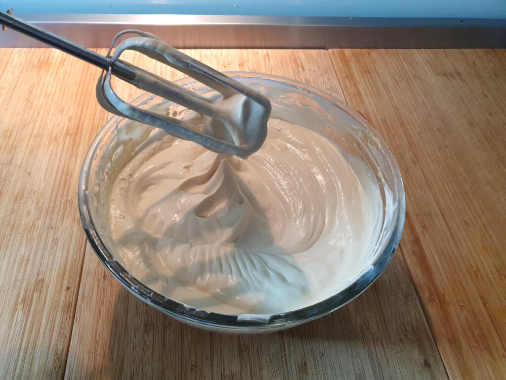No churn coffee ice cream 17 whipping to soft peaks before freezing