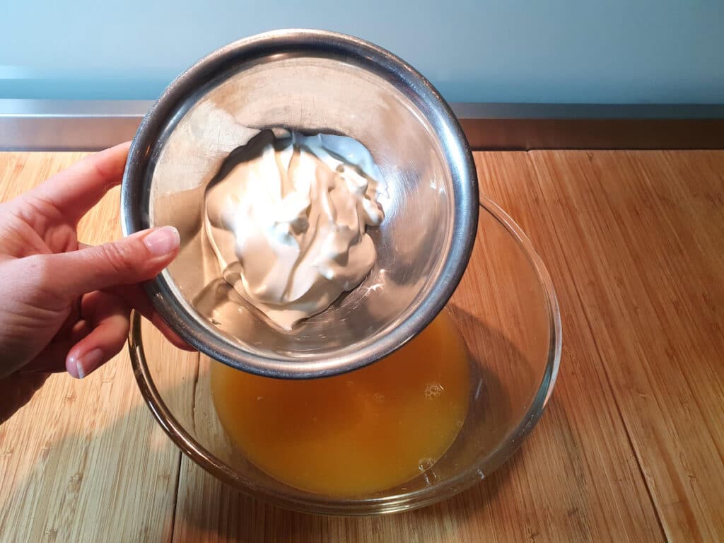 Easy tangelo creamsicles 8 adding greek yogurt to juice
