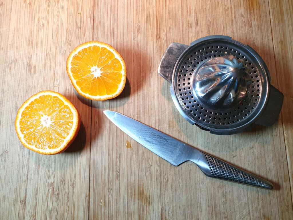 Easy tangelo creamsicles 5 juicing the tangelos