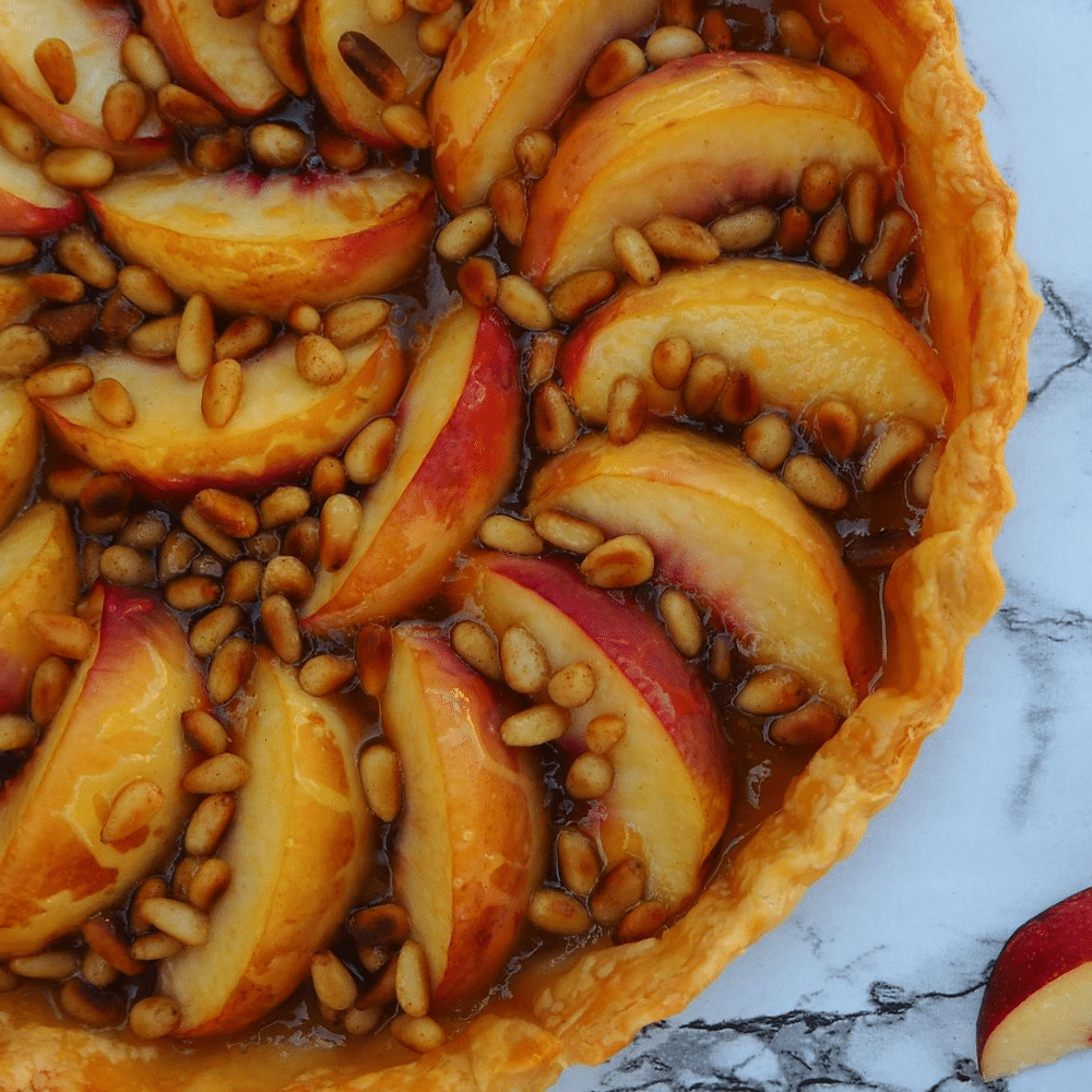 Nectarine tart