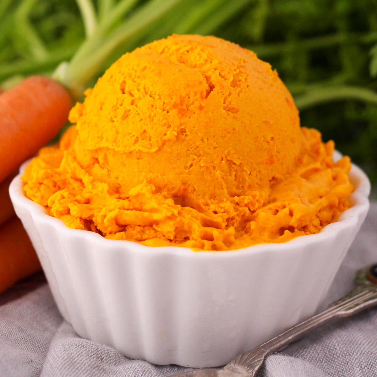 Carrot ice cream