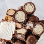 Close up of rocky road.