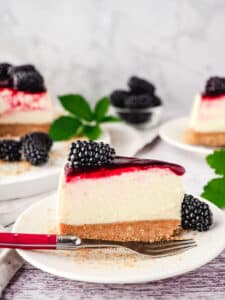 Blackberry Cheesecake - Keep Calm And Eat Ice Cream